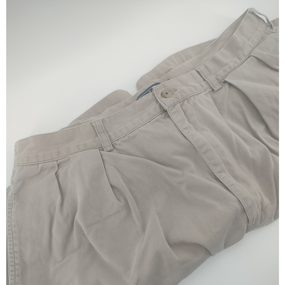 Polo Ralph Lauren Tyler Shorts Mens 38 Tan Excellent Pleated Chino Cotton Twill